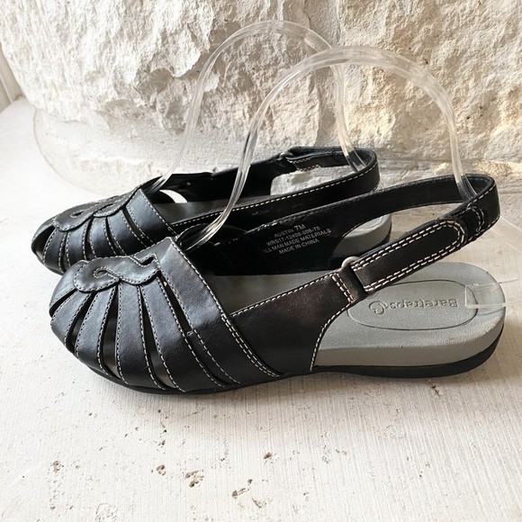 Baretraps Austin Sandals Closed Toe Slingback, Women's 7M Black - Picture 2 of 7